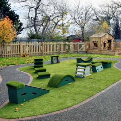 Grass Topped Movable Adventure Trail