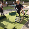 Grass Topped Movable Adventure Trail