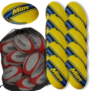 Cub 10 x Rugby Ball Deal Size 3 Ages 6-9 Years