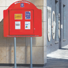 Weathershield Contour Free Standing Outdoor Sign - Surface Posts