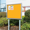 Weathershield Freestanding Outdoor Showcase - Surface Posts