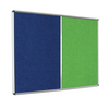 Shield® Multi-panel Noticeboards - Resist-a-Flame® Eco-colour®