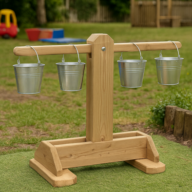 Playscapes Outdoor Wooden Balance Scales