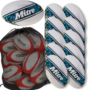 Mitre Squad 10 x Rugby Balls