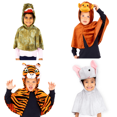 Safari, Jungle, Forests & Deserts Capes x 4