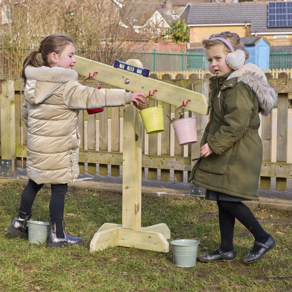 Large Wooden Balance Scales