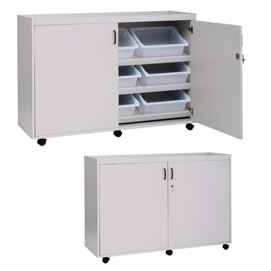 SEND Sloping Tray Unit + Lockable Doors