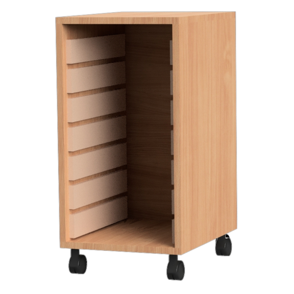 7 Tray Single Mobile Unit - No Trays