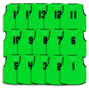 Mesh Training Bibs Numbered Pack 1-15