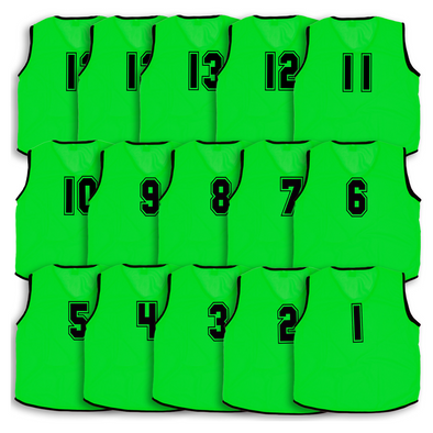 Mesh Training Bibs Numbered Pack 1-15