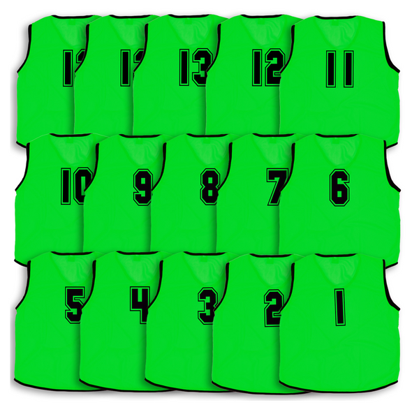 Mesh Training Bibs Numbered Pack 1-15