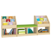 Woodland Double Book Display Unit + Reading Bench