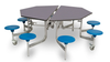 Spaceright 8 Seats Octagonal Mobile Folding Dining Table - H68 x D215cm 8 Seats Octagonal Mobile Folding Dining Table - H685 x D2155mm | www.ee-supplies.co.uk