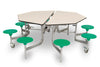 Spaceright 8 Seats Octagonal Mobile Folding Dining Table  - H73 x D215cm 8 Seats Octagonal Mobile Folding Dining Table  - H735 x D2155mm | www.ee-supplies.co.uk