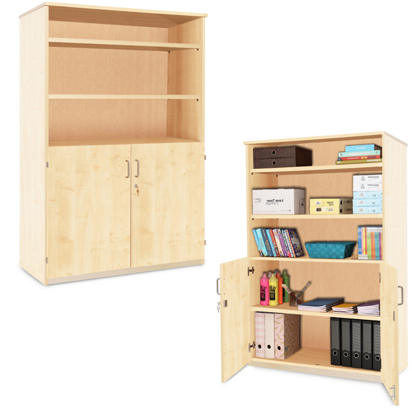 Lockable Stock Cupboard With Shelves H1518mm