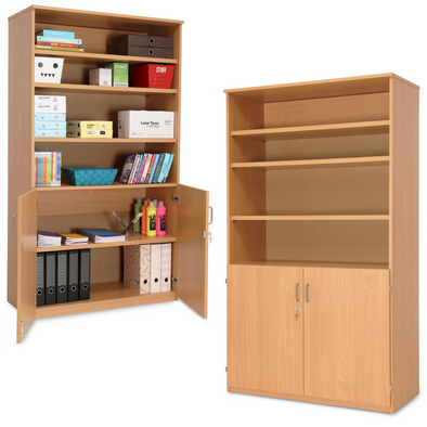 Lockable Stock Cupboard With Shelves H1818mm