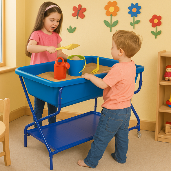 TP Blue Rockface Sand & Water Table
