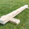 Pack of 3 Wooden Outdoor Balance Beams