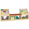 Woodland Double Book Display Unit + Reading Bench