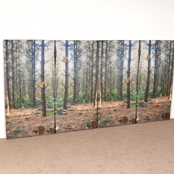 Nursery Soft Wall Pads - Woodland Walk Set Of 4