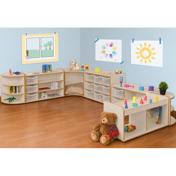 TW Nursery Solway Storage & Display Furniture Set 2 - Grey