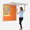 Corridor Tamperproof Noticeboards - Resist-a-Flame® Eco-colour®