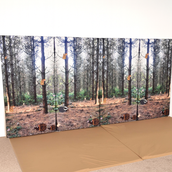 Nursery Soft Wall Pads x 4 - Woodland Walk + Floor Mats