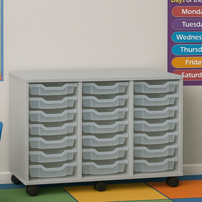 SEND 18 Tray Triple Column Tray Unit