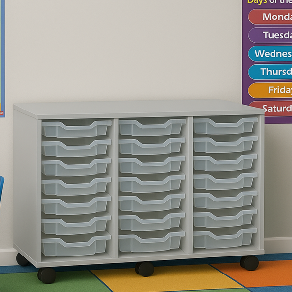 SEND 18 Tray Triple Column Tray Unit