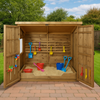 Sheltered Sandpit Cabin