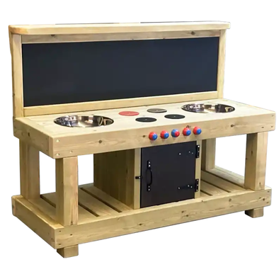 HandMade Mud Kitchen With Chalkboard