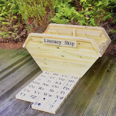 HandMade Wooden Literacy Skip