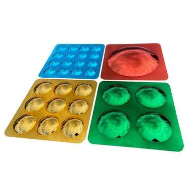 Coloured Assorted Acrylic Convex Mirrors