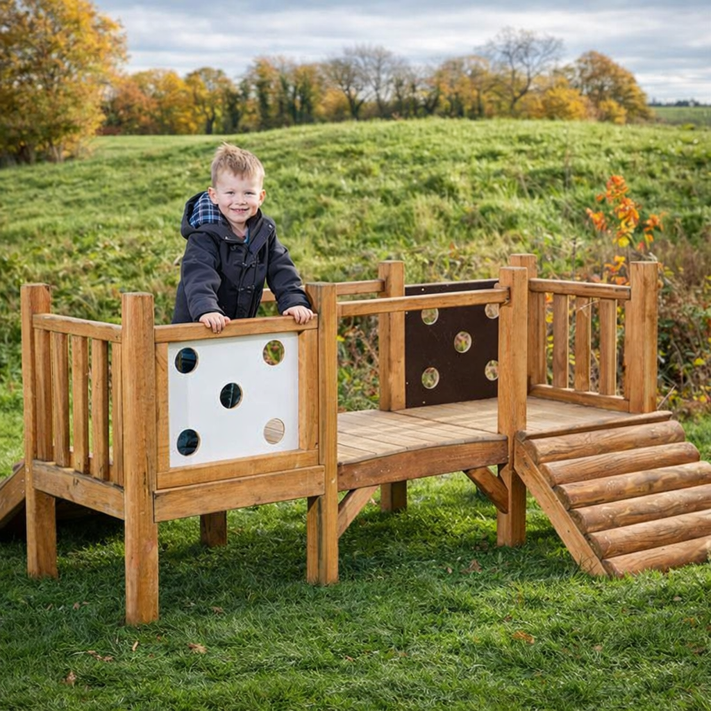 Toddle Along Outdoor Wooden Activity Frame | www.ee-supplies.co.uk ...