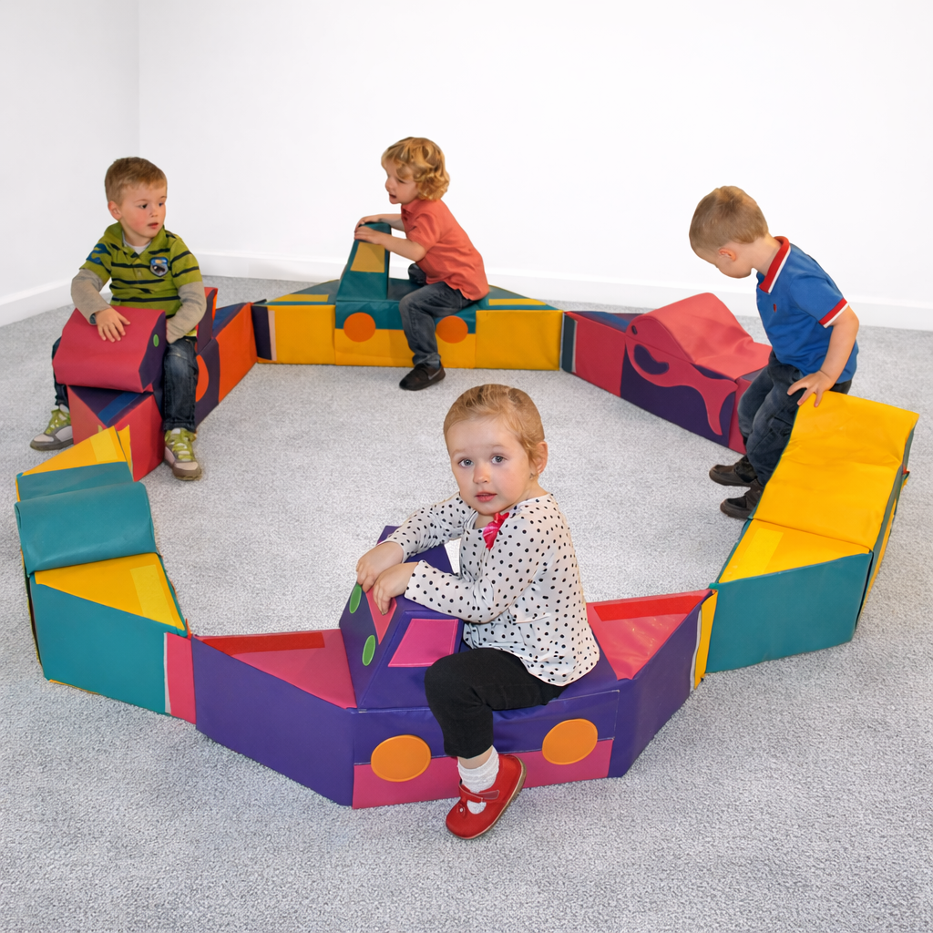 Soft Play Modular Merry-Go Round (6 rides) | www.ee-supplies.co.uk ...