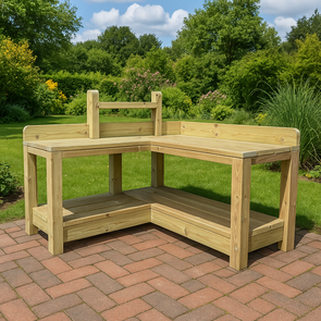 Wooden Creativity Corner Workbench
