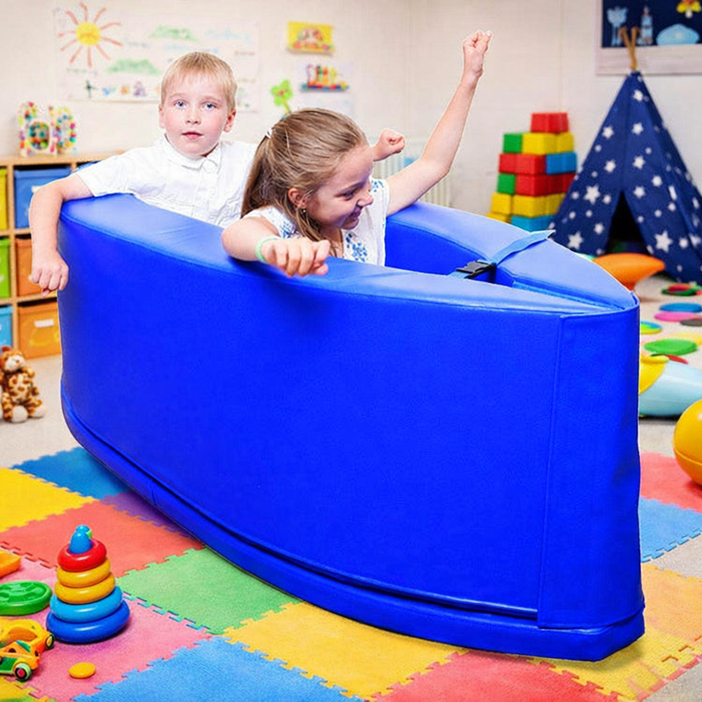 Hugging Chair Inflatable Squeeze Padded Canoe For Sensory Hugging Chair | www.ee-supplies.co.uk ...