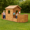 Outdoor Wooden Book Barge
