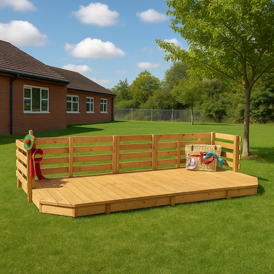 Class Size Wooden Stage