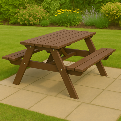 Composite A-Frame Picnic Table & Bench