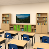 Low Storage Classroom Teaching Wall
