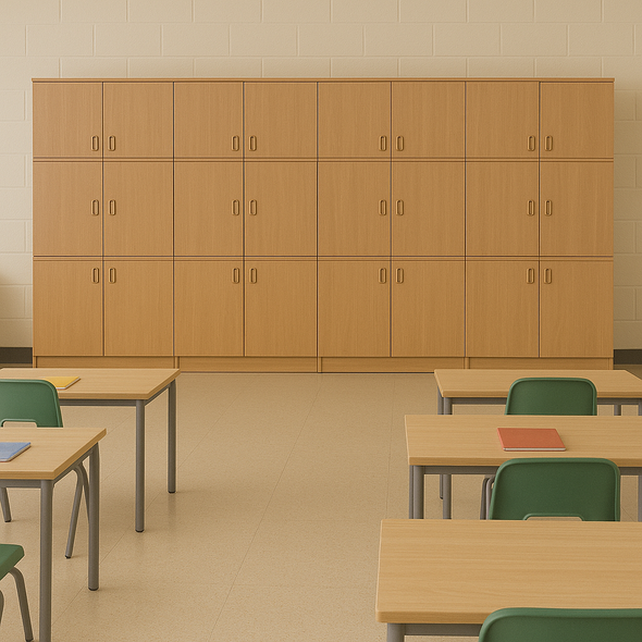 The Teacher Storage Wall 4.0 - W4000mm
