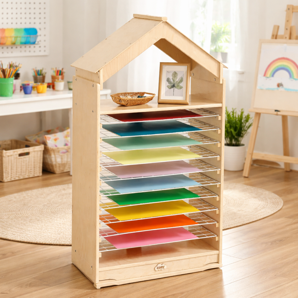 Paper Drying Rack | Painting Dryer Trolley | www.ee-supplies.co.uk ...