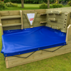 Wooden Outdoor Corner Play Wall + Sandpit