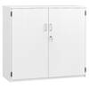 Stock Cupboard with 1 Fixed & 2 Adjustable Shelves - H1268mm