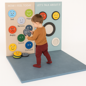 Emotion Interactive Wall Pads x 2 Wth Set 8 Disks + Floor Mat