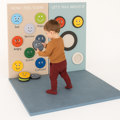 Emotion Interactive Wall Pads x 2 Wth Set 8 Disks + Floor Mat