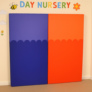 Nursery Soft Wall Pads x 2 - Multi-Coloured