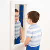 Rectangular Safety Mirror With Padded Frame 840 x 300mm