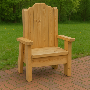 Playscapes Outdoor Wooden Storytelling Chair